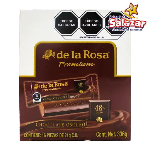 [ROS0155] CHOCOLATE OSCURO PREMIUM DLR -D.288GR- "C/20/16"