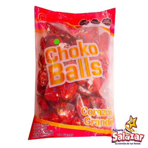 [MT0029] CHOKO BALLS CORAZON GRANDE -B.500G- "C/32/70"