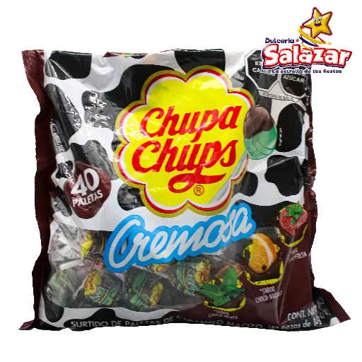 [CHU0019] PALETA CHUPA CHUPS CREMOSA SURTIDO -B. 480 GR -"C/18/40"
