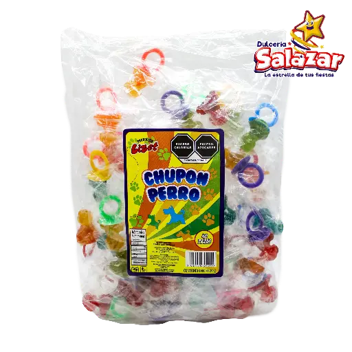 [MRC0006] CHUPON LIZET PERRO -B.40PZA- "C/35/40"