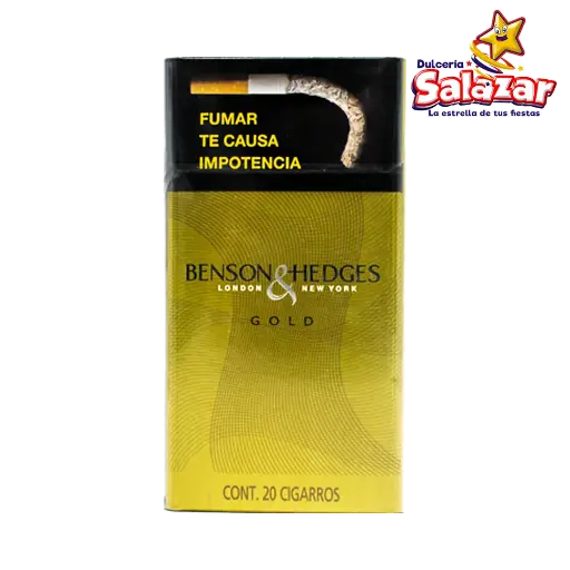 [CIGPHL0020] CIGARRO BENSON & HEDGES GOLD 20s "P/10/1"