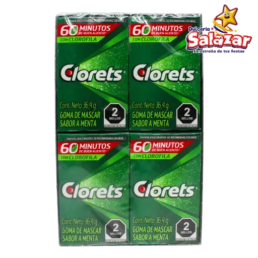 [ADA0015] CHICLE CLORETS 26'S RESIZING  VAL-U-PACK -D.291G- "C/24/8"