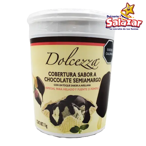 [TUR0037] COBERTURA DOLCEZZA CHOCOLATE SEMIAMARGO -BOT.1KG- "C/12/1"