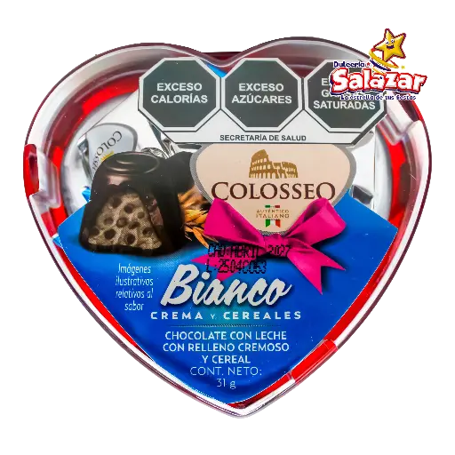[ABA0010] COLOSSEO BIANCO CORAZON CHICO -E.31G- "C/55/1"
