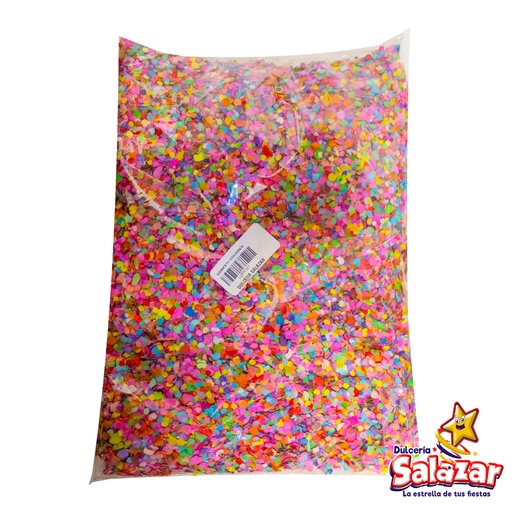 [LOTERIA7] CONFETI COLORES -B.250GR- "C/20/1"