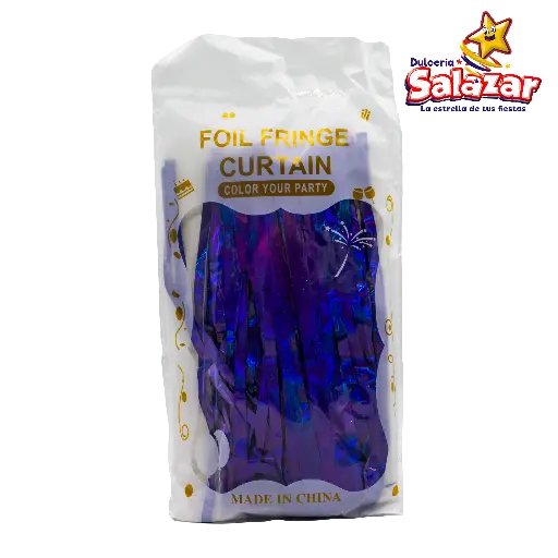 [CAP0053] CORTINA DE LLUVIA VARIOS COLORES -D.1PZA-