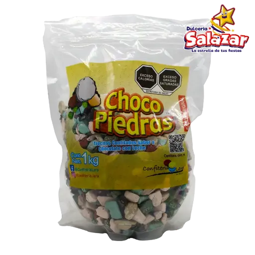 [LEO0019] COSMI-PIEDRA CONFITADA SABOR CHOCOLATE -B.1KG  "C/5/1"