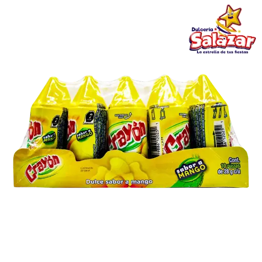 [HER0123] CRAYON MANGO 10PZA LORENA -D.280G- "C/12/10"