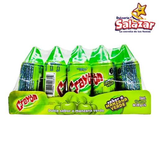 [HER0124] CRAYON MANZANA 10PZA LORENA -D.280G- "C/12/10"