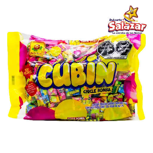 [ROS0043] CHICLE CUBIN 4 GRS DLR  -B.400G- "C/24/100"