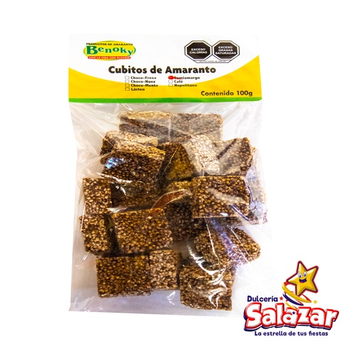 [PBE0006] CUBITOS DE AMARANTO BENOKY -B.100G- "C/90/1"