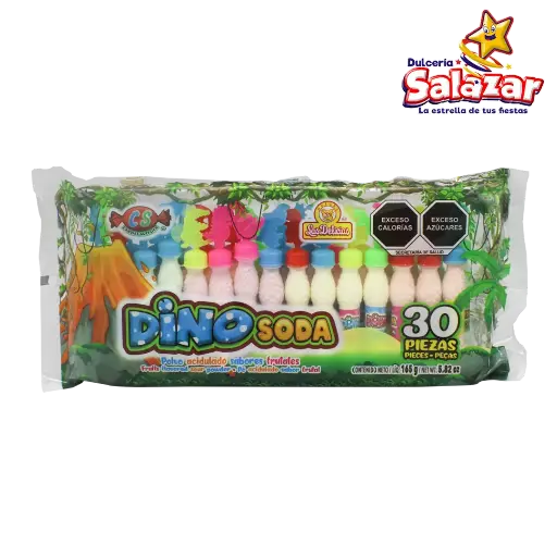 [DEL0170] DINO SODA FRUTAL LAS DELICIAS -B.165G- C/24/30"