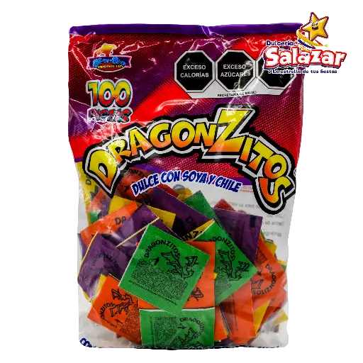 [BER0001] DRAGONZITOS POLVITO SURTIDO -B.300G- "C/30/100"