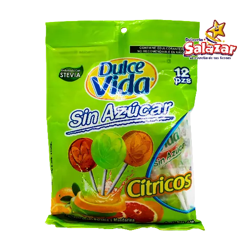[CHY0010] PALETA DULCE VIDA CITRICO CHOMPYS -B.90G- "C/6/12"