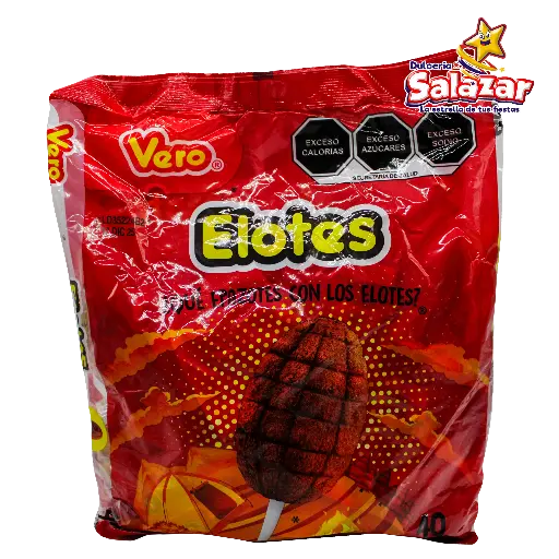 [VER0057] PALETA ELOTE C/CHILE VERO -B.560G- "C/24/40"