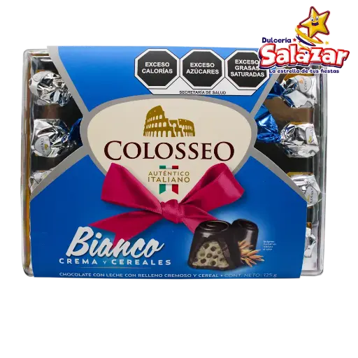 [ABA0180] COLOSSEO BIANCO ESTUCHE RECTANGULAR -E.125G- "C/12/1"