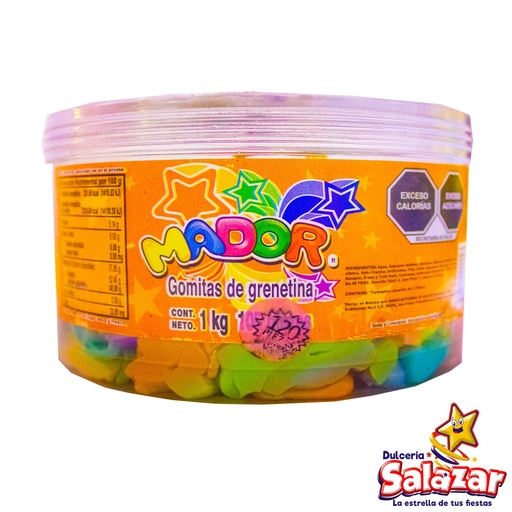 [MAD0007] ESTUCHE FIGURA LECHE MADOR 120PZA -E.1KG- "C/12/120"