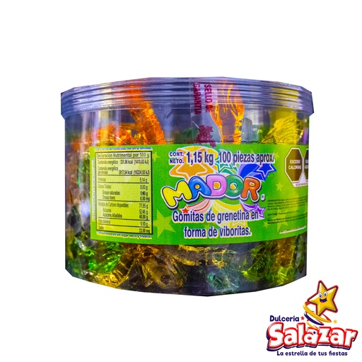 [MAD0011] ESTUCHE VIVORA AGUA AMADOR 100PZA -E.100PZA- "C/12/100"