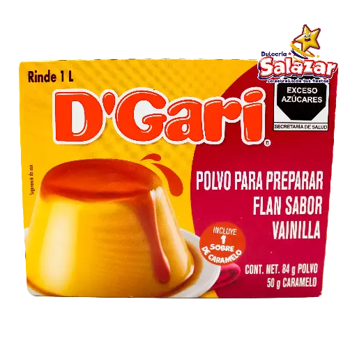 [DGA0023] FLAN D'GARI VAINILLA -D.134G- "C/24/1"