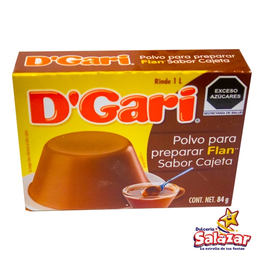 [DGA0032] FLAN D'GARI CAJETA -D.84G- "C/24/1"