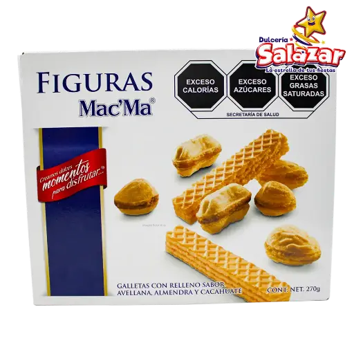 [MAM0016] GALLETA MAC MA FIGURAS SURTIDO -D.270G- "C/12/1"