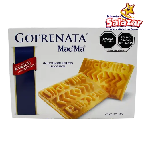 [MAM0014] GALLETA MAC MA GOFRENATA -D.320G- "C/12/1"