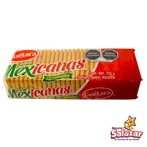 [CUE0012] GALLETA MEXICANAS CUETARA -B.135G- "C/20/1"