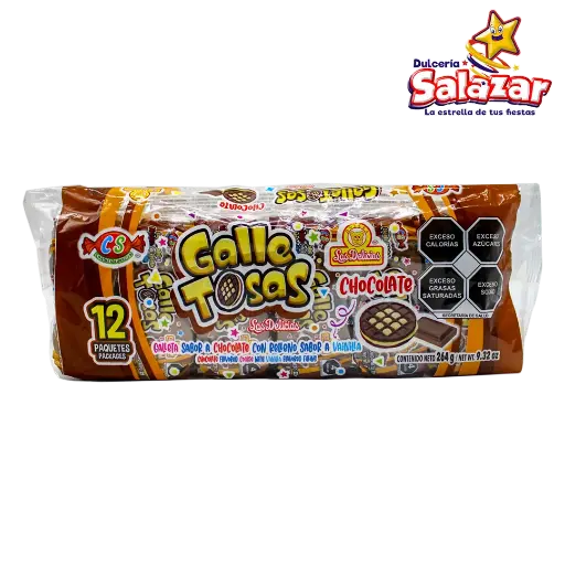 [DEL0479] GALLETOSAS CHOCOLATE -B.  G.-"C/24/12"