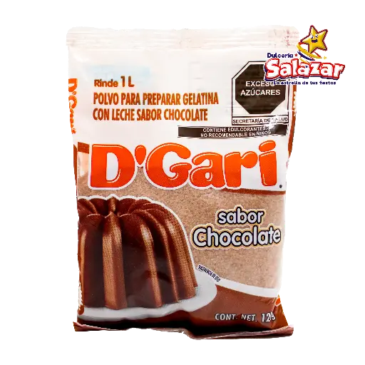 [DGA0021] GELATINA D'GARI CHOCOLATE -B.120G- "C/50/1"