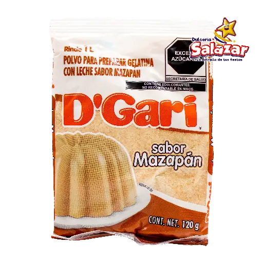 [DGA0057] GELATINA D'GARI MAZAPAN -B.120G- "C/50/1"