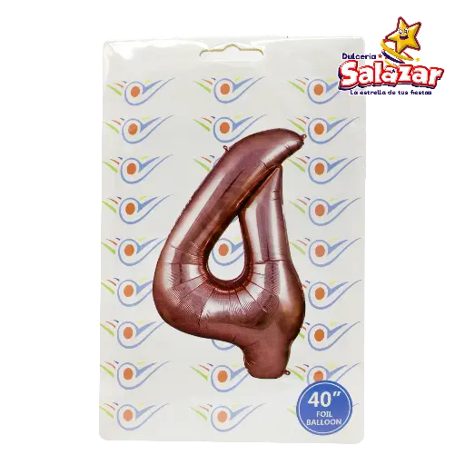 [FANT0054] GLOBO #4 METALICO ROSA 40 FANTASIA 2000 -B.1PZA- "C/1/1"