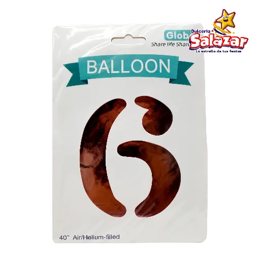 [FANT0060] GLOBO #6 METALICO ROSA 40 FANTASIA 2000 -B.1PZA- "C/1/1"