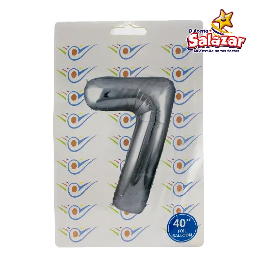 [FANT0062] GLOBO #7 METALICO PLATA 40 FANTASIA 200 -B.1PZA- "C/1/1"