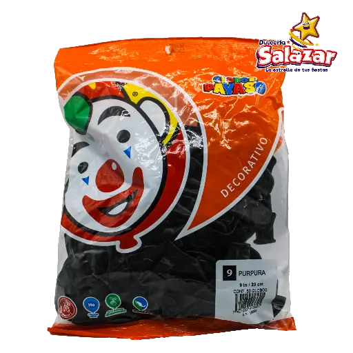 [SEL0054] GLOBO #9 PURPURA -B.50P- "C/100/50"