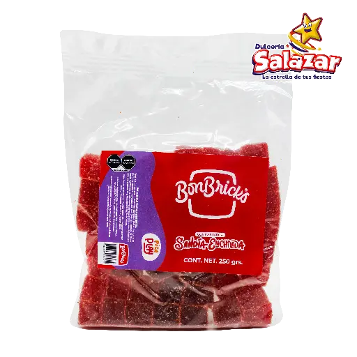[BRI0008] GOMA BON BRICKS SANDIA ENCHILADA -B.250G- "C/10/1"
