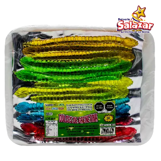 [CRS0016] GOMA CHAROLA VIBORA GRIS-SAM CRISTINA -D.30PZA- "C/30/30"