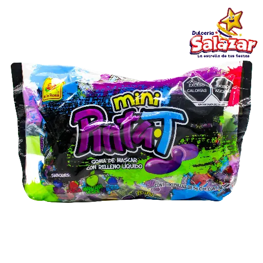 [ROS0109] GOMA DE MASCAR MINI PINTA T DLR -B.500G- "C/18/100"