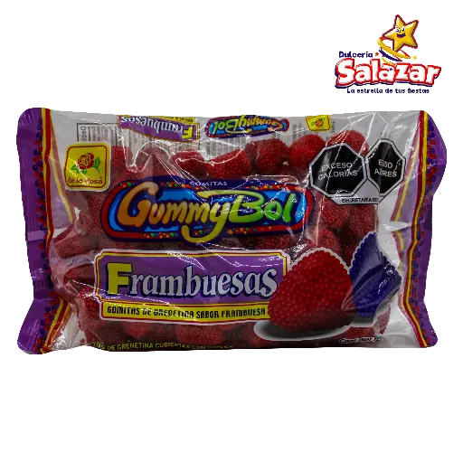 [ROS0121] GOMA FRAMBUESA ROJA DLR -B.500GR- "C/16/55"