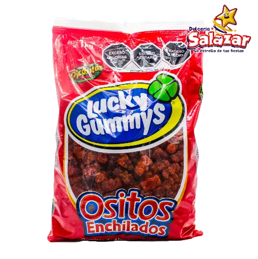 [CHE0052] GOMA LUCKY  OSITOS ENCHILADOS -B.1KG- "C/8/1"