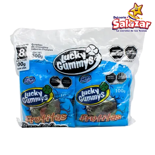 [CHE0038] GOMA LUCKY FRUTITAS 100G -B.800G.- "C/12/8"