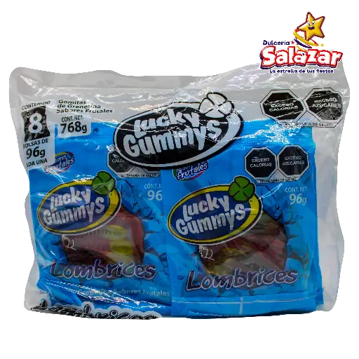 [CHE0016] GOMA LUCKY LOMBRICES 96GR -B.768G- "C/12/8"