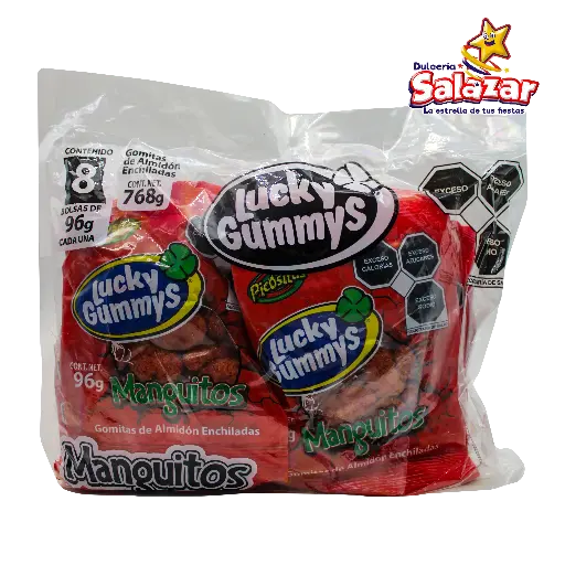 [CHE0034] GOMA LUCKY MANGUITOS 96G -B.768G.-  "C/12/8"