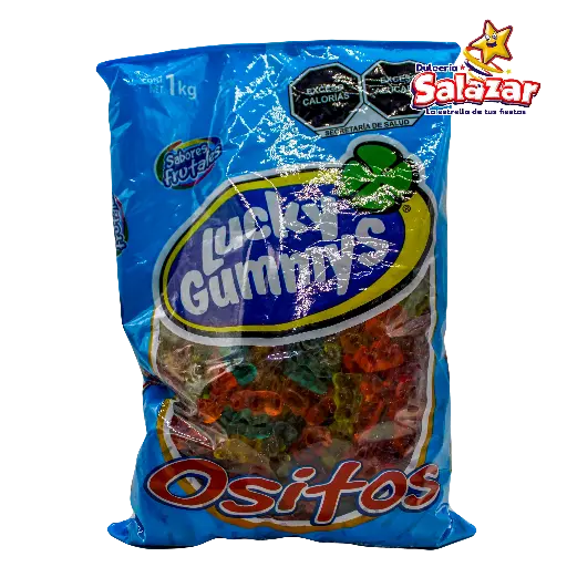 [CHE0004] GOMA LUCKY OSITOS -B.1KG- "C/8/1"