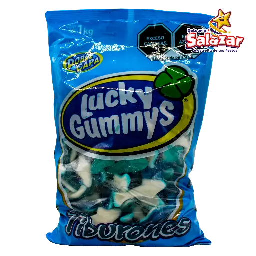 [CHE0009] GOMA LUCKY TIBURONES -B.1KG- "C/8/1"