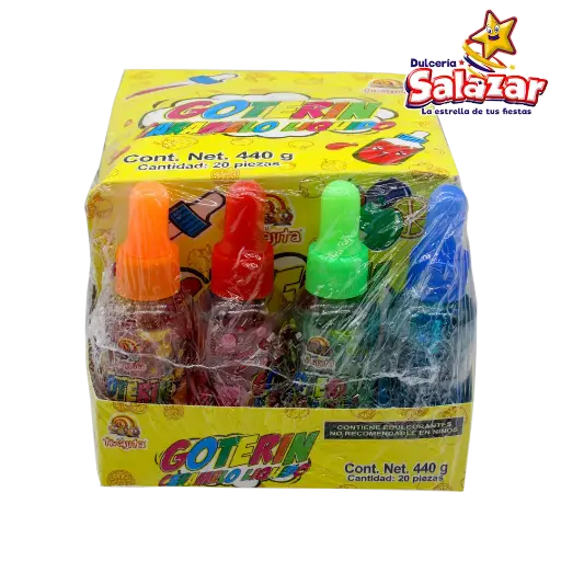 [TIN0385] CARAMELO LIQUIDO GOTERIN TINAJITA -D.440G- "C/30/20"