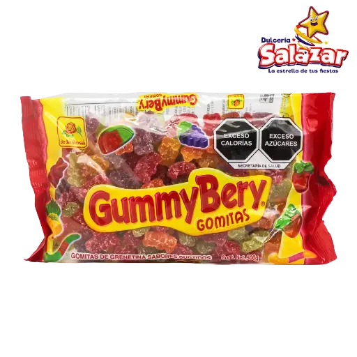 [ROS0214] GUMMY BERY OSO ACIDULADO DLR -B.500GR- "C/16/1"