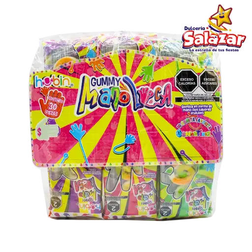 [HUB0019] GUMMY MANO LOCA -B.30PZ- "C/20/30PZ"