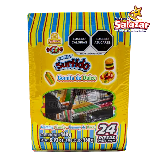 [DEL0434] GUMMY SURTIDO  LAS DELICIAS -D.192G- "C/12/24"