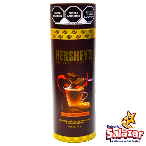 [HER0055] HERSHEYS CARAMEL MACCHIATO TUBO (NUGETS) -D.160G- "C/6/1"