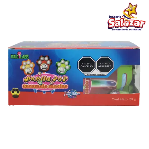 [TIN0424] CARAMELO HUELLA POP TINAJITA -D.160GR - "C/30/16"